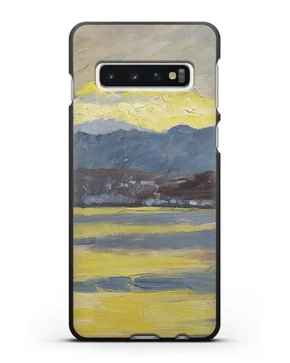 Чехол Настроение Фен. Цюрихское озеро (Амиет Куно) силиконовый для Samsung Galaxy S10 Plus [SM-G975F]