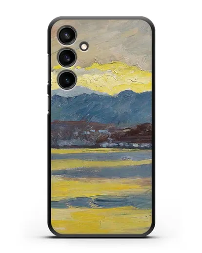 Чехол Настроение Фен. Цюрихское озеро (Амиет Куно) силиконовый для Samsung Galaxy S23 FE