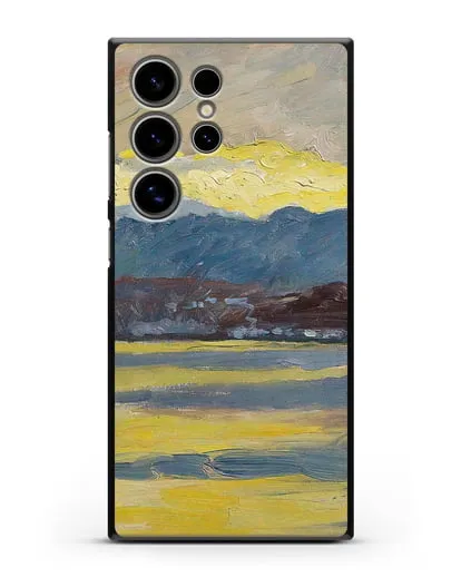 Чехол Настроение Фен. Цюрихское озеро (Амиет Куно) силиконовый для Samsung Galaxy S24 Ultra