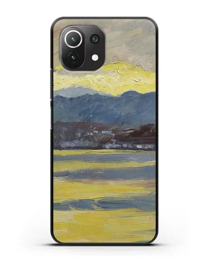 Чехол Настроение Фен. Цюрихское озеро (Амиет Куно) силиконовый для Xiaomi 11 Lite