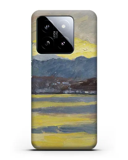 Чехол Настроение Фен. Цюрихское озеро (Амиет Куно) силиконовый для Xiaomi 14