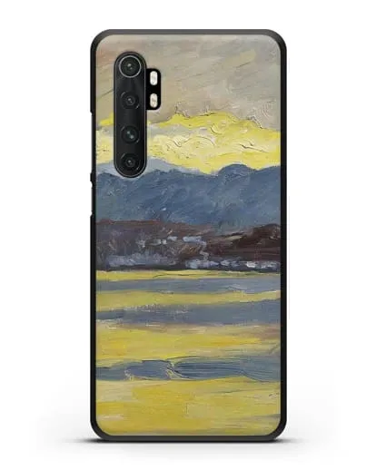 Чехол Настроение Фен. Цюрихское озеро (Амиет Куно) силиконовый для Xiaomi Mi 10 Lite