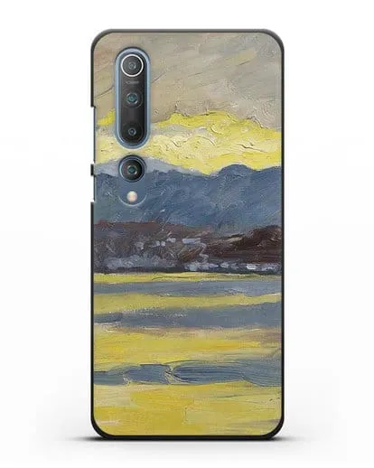 Чехол Настроение Фен. Цюрихское озеро (Амиет Куно) силиконовый для Xiaomi Mi 10