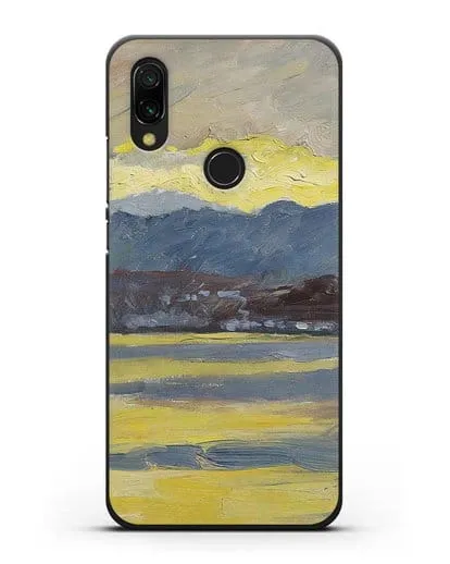 Чехол Настроение Фен. Цюрихское озеро (Амиет Куно) силиконовый для Xiaomi Redmi 7