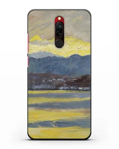 Чехол Настроение Фен. Цюрихское озеро (Амиет Куно) силиконовый для Xiaomi Redmi 8