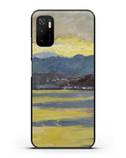 Чехол Настроение Фен. Цюрихское озеро (Амиет Куно) силиконовый для Xiaomi Redmi Note 10 5G