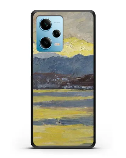 Чехол Настроение Фен. Цюрихское озеро (Амиет Куно) силиконовый для Xiaomi Redmi Note 12 Pro 5G