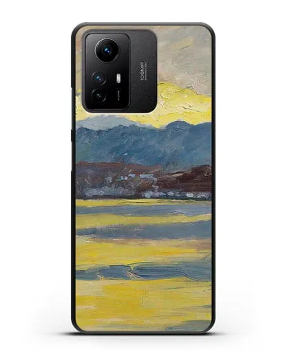 Чехол Настроение Фен. Цюрихское озеро (Амиет Куно) силиконовый для Xiaomi Redmi Note 12S