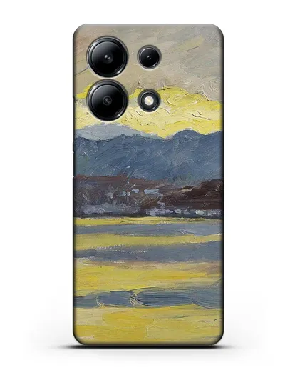 Чехол Настроение Фен. Цюрихское озеро (Амиет Куно) силиконовый для Xiaomi Redmi Note 13 4G