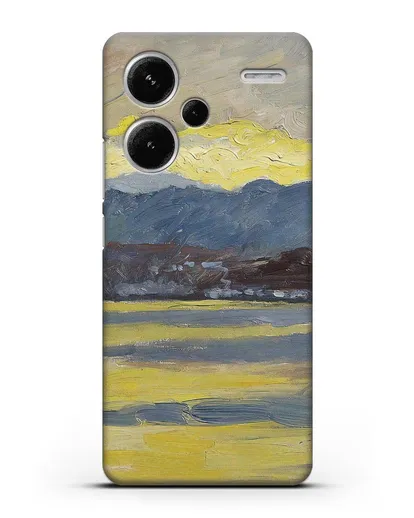 Чехол Настроение Фен. Цюрихское озеро (Амиет Куно) силиконовый для Xiaomi Redmi Note 13 Pro Plus 5G