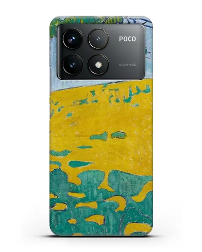 Чехол Одуванчиковый луг (Амиет Куно) силиконовый для Xiaomi Poco F6 Pro