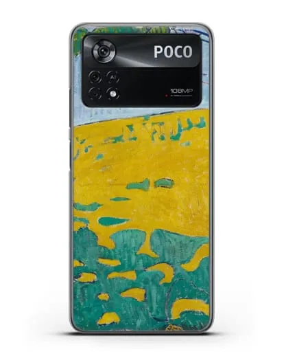 Чехол Одуванчиковый луг (Амиет Куно) силиконовый для Xiaomi Poco X4 Pro