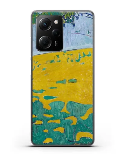 Чехол Одуванчиковый луг (Амиет Куно) силиконовый для Xiaomi Poco X5 Pro