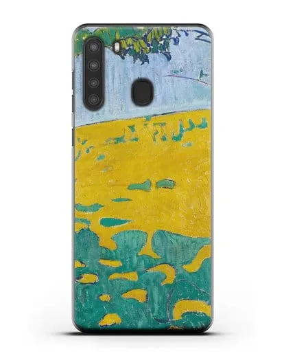 Чехол Одуванчиковый луг (Амиет Куно) силиконовый для Samsung Galaxy A21 [SM-A215]