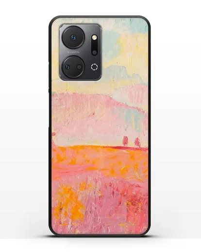 Чехол Туманный пейзаж (Амиет Куно) силиконовый для Honor X7a
