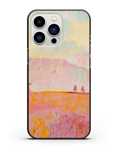 Чехол Туманный пейзаж (Амиет Куно) силиконовый для iPhone 13 Pro