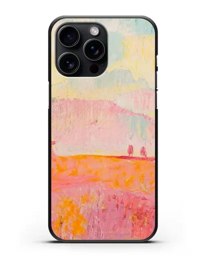 Чехол Туманный пейзаж (Амиет Куно) силиконовый для iPhone 15 Pro Max