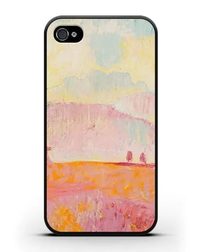 Чехол Туманный пейзаж (Амиет Куно) силиконовый для iPhone 4/4s