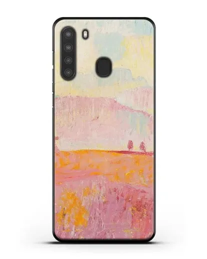 Чехол Туманный пейзаж (Амиет Куно) силиконовый для Samsung Galaxy A21 [SM-A215]