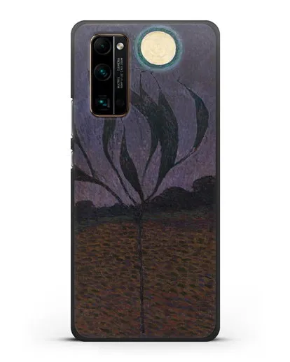 Чехол Лунный пейзаж (Амиет Куно) силиконовый для Honor 30 Pro