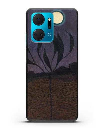 Чехол Лунный пейзаж (Амиет Куно) силиконовый для Honor X7a Plus
