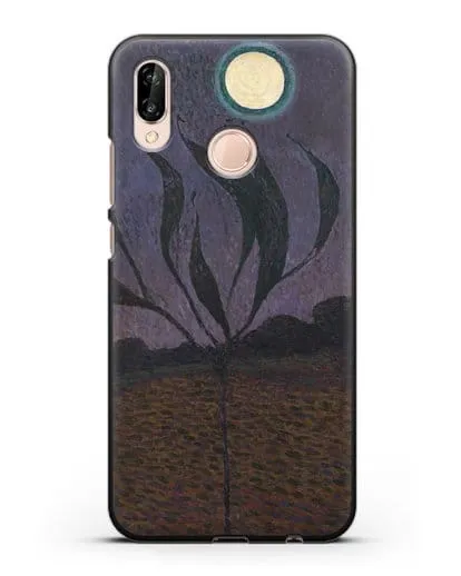 Чехол Лунный пейзаж (Амиет Куно) силиконовый для Huawei P20 Lite