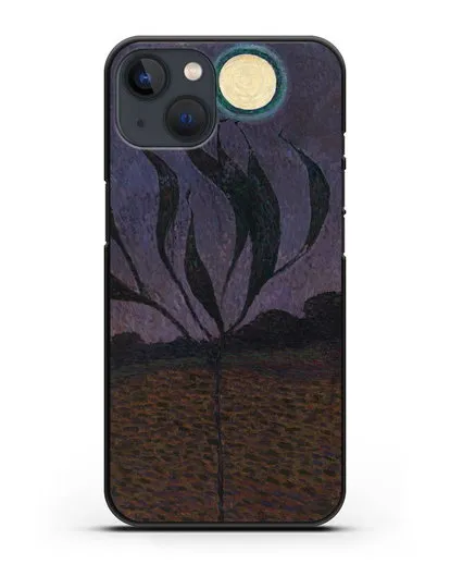 Чехол Лунный пейзаж (Амиет Куно) силиконовый для iPhone 13 Mini