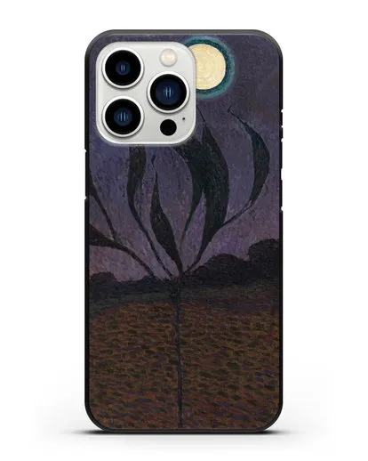 Чехол Лунный пейзаж (Амиет Куно) силиконовый для iPhone 13 Pro