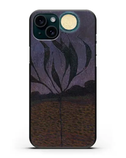Чехол Лунный пейзаж (Амиет Куно) силиконовый для iPhone 15 Plus