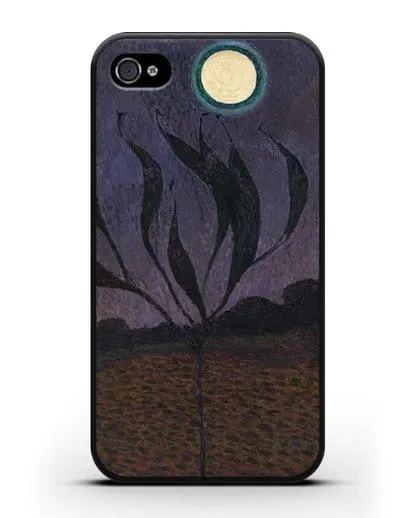 Чехол Лунный пейзаж (Амиет Куно) силиконовый для iPhone 4/4s