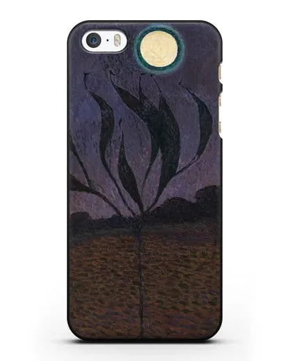 Чехол Лунный пейзаж (Амиет Куно) силиконовый для iPhone 5/5s/SE