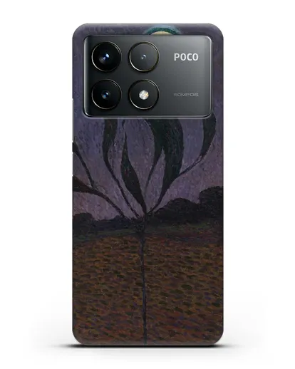 Чехол Лунный пейзаж (Амиет Куно) силиконовый для Xiaomi Poco F6 Pro