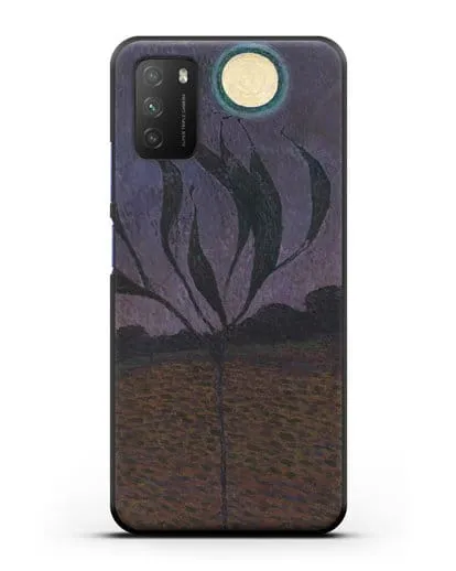 Чехол Лунный пейзаж (Амиет Куно) силиконовый для Xiaomi Poco M3