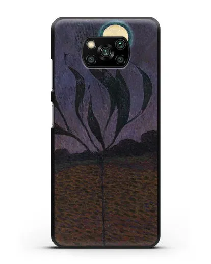 Чехол Лунный пейзаж (Амиет Куно) силиконовый для Xiaomi Poco X3 Pro