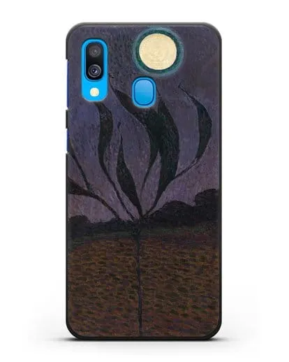 Чехол Лунный пейзаж (Амиет Куно) силиконовый для Samsung Galaxy A40 [SM-A405F]