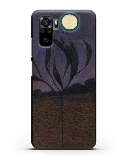 Чехол Лунный пейзаж (Амиет Куно) силиконовый для Xiaomi Redmi Note 10S