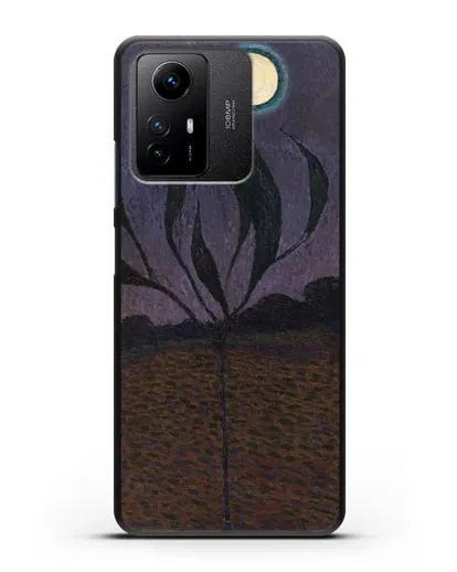 Чехол Лунный пейзаж (Амиет Куно) силиконовый для Xiaomi Redmi Note 12S