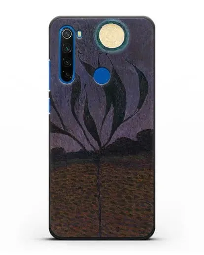 Чехол Лунный пейзаж (Амиет Куно) силиконовый для Xiaomi Redmi Note 8