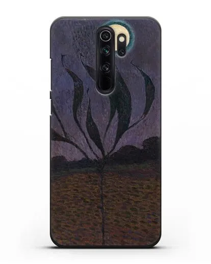 Чехол Лунный пейзаж (Амиет Куно) силиконовый для Xiaomi Redmi Note 8 Pro