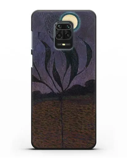 Чехол Лунный пейзаж (Амиет Куно) силиконовый для Xiaomi Redmi Note 9 Pro