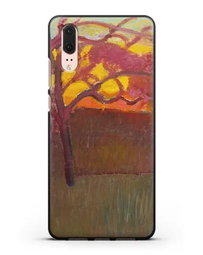 Чехол Закат (Амиет Куно) силиконовый для Huawei P20