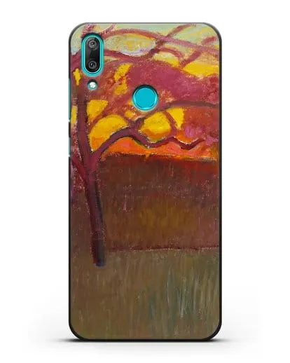 Чехол Закат (Амиет Куно) силиконовый для Huawei Y7 2019