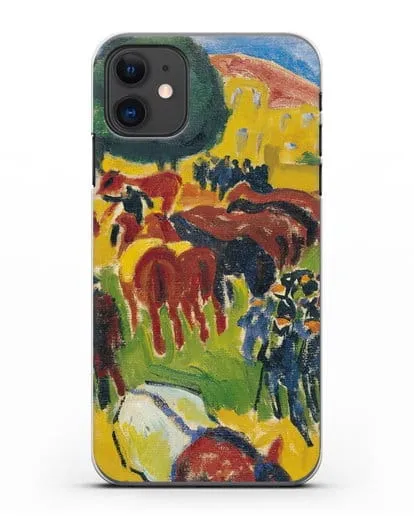 Чехол Лошадиная ярмарка (Пехштейн Макс) силиконовый для iPhone 11