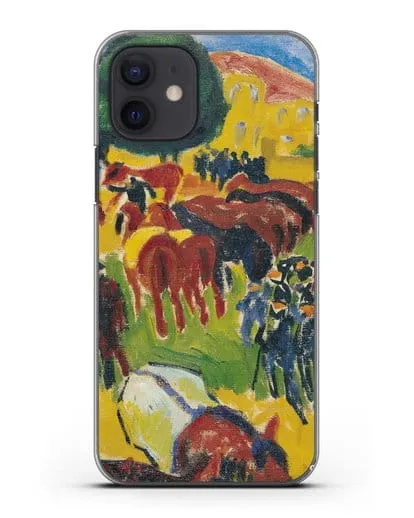 Чехол Лошадиная ярмарка (Пехштейн Макс) силиконовый для iPhone 12