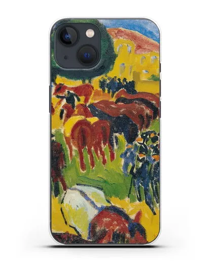 Чехол Лошадиная ярмарка (Пехштейн Макс) силиконовый для iPhone 13