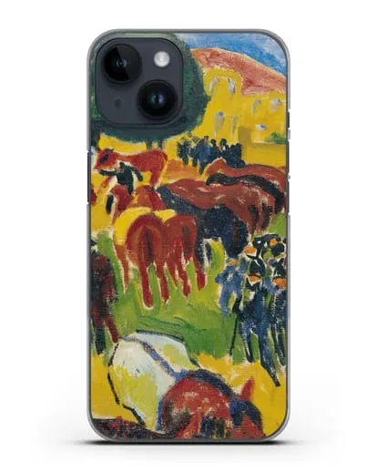 Чехол Лошадиная ярмарка (Пехштейн Макс) силиконовый для iPhone 14