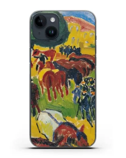 Чехол Лошадиная ярмарка (Пехштейн Макс) силиконовый для iPhone 14 Plus