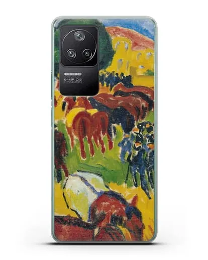 Чехол Лошадиная ярмарка (Пехштейн Макс) силиконовый для Xiaomi Poco F4