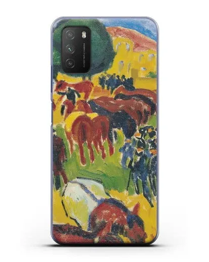 Чехол Лошадиная ярмарка (Пехштейн Макс) силиконовый для Xiaomi Poco M3