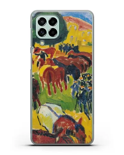 Чехол Лошадиная ярмарка (Пехштейн Макс) силиконовый для Samsung Galaxy M53 [SM-M536]